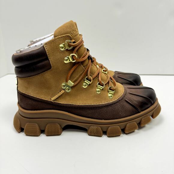 NEW Sperry The Summit Brown Nubuck & Suede Leather Outdoor Waterproof Duck Boots - Picture 3 of 10